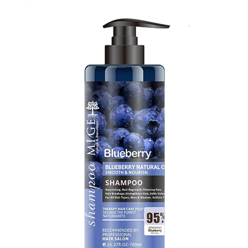 شامپو فری سولفات و نرم کننده بلوبری میگ | Blueberry Mige