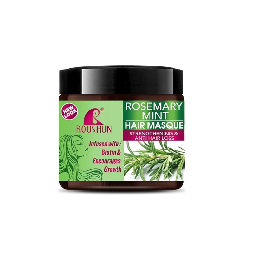 ماسک موی کاسه‌ای رزماری و نعناع روشان roushun حجم 500 میل