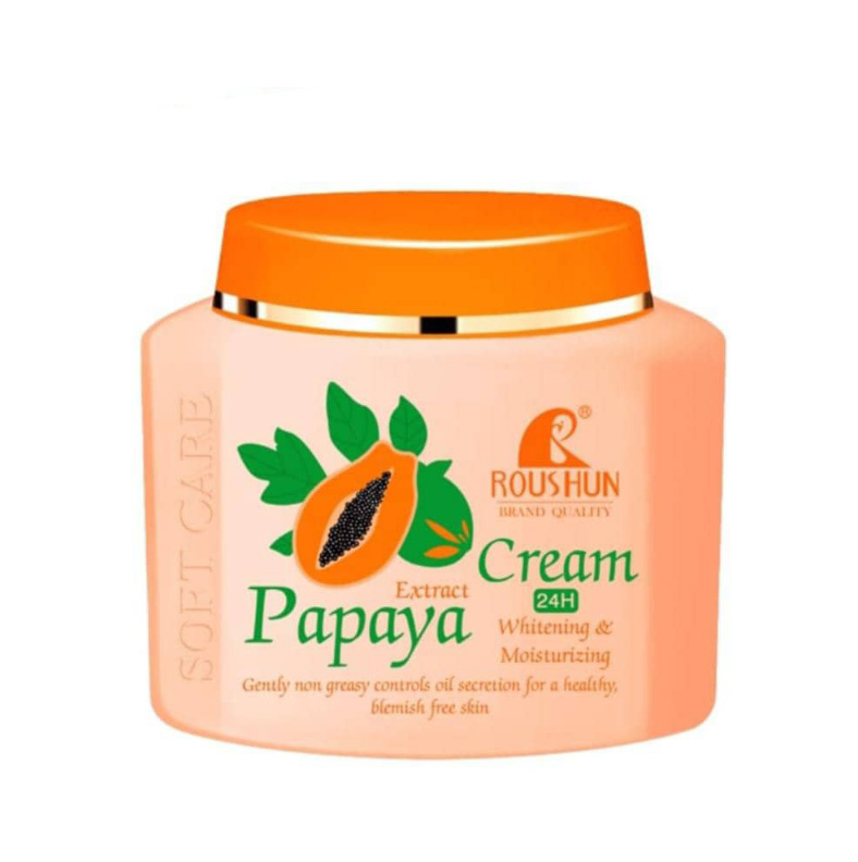 : کرم سفیدکننده و مرطوب‌کننده پاپایا روشان Roushun