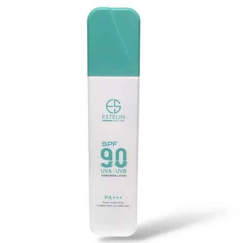 لوسیون ضد آفتاب مرطوب کننده قوی استلین Estelin Super Moisturising Sunscreen Lotion Spf90