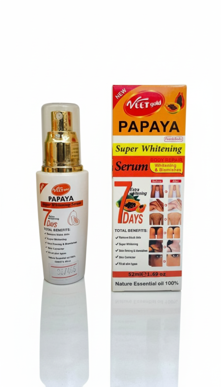 سرم روشن‌کننده پاپایا ویت گلد veet gold حجم ۵۲ میل