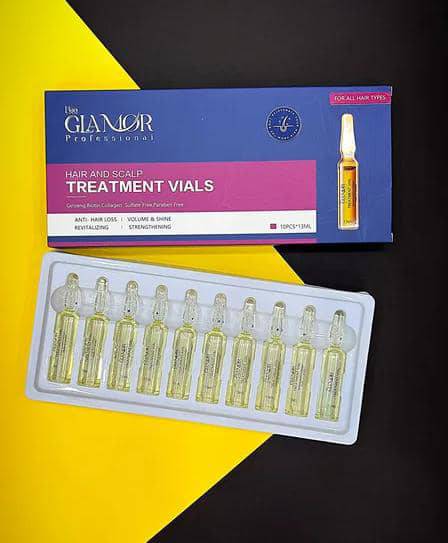 ویال آمپول ضدریزش و رویش مجدد مو گلامور کانادایی  ۱۰ عددی